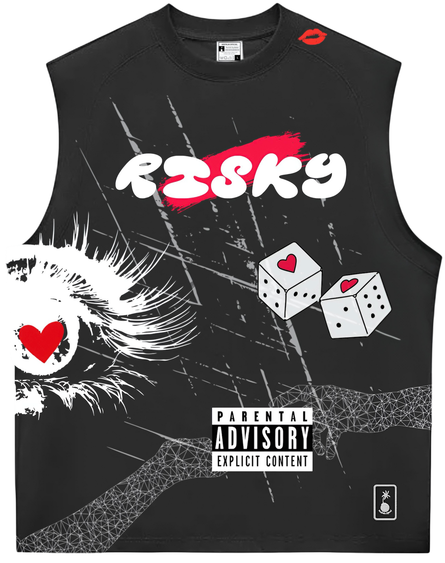 Risky Sleeveless Tee